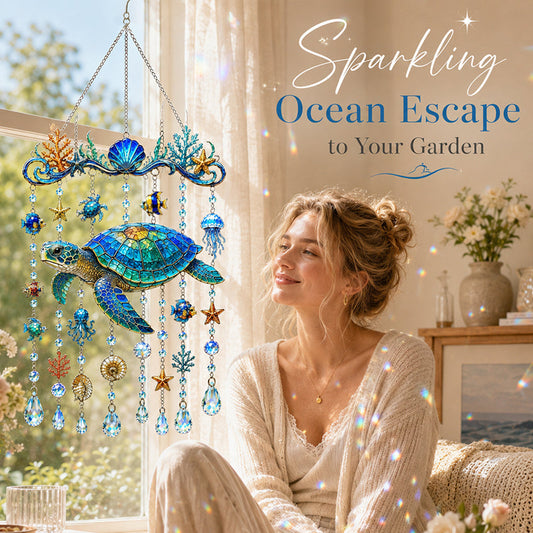 Sparkling Ocean Suncatchers – Cosy Coastal Garden Décor 🌊