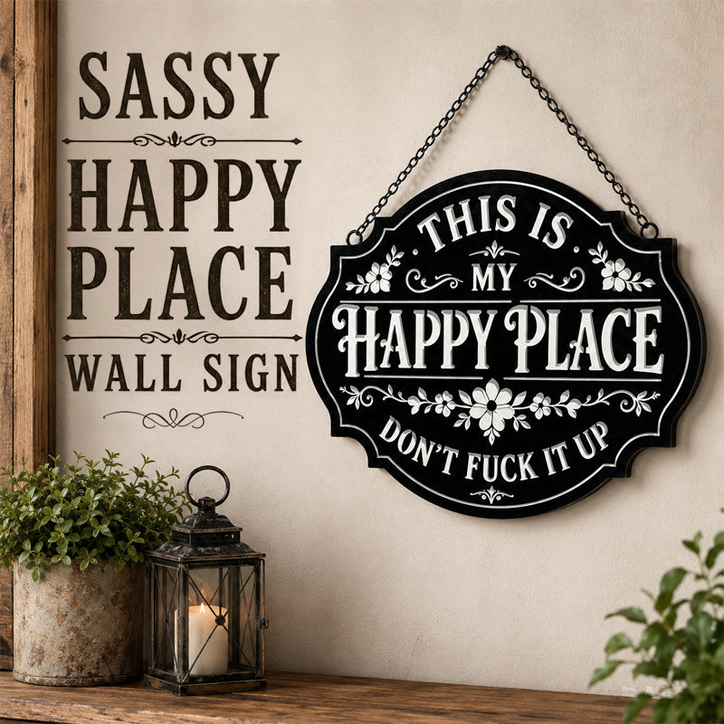 ✅ Novelty Sassy Hanging Wall Plaque | Quirky Home Decor Sign