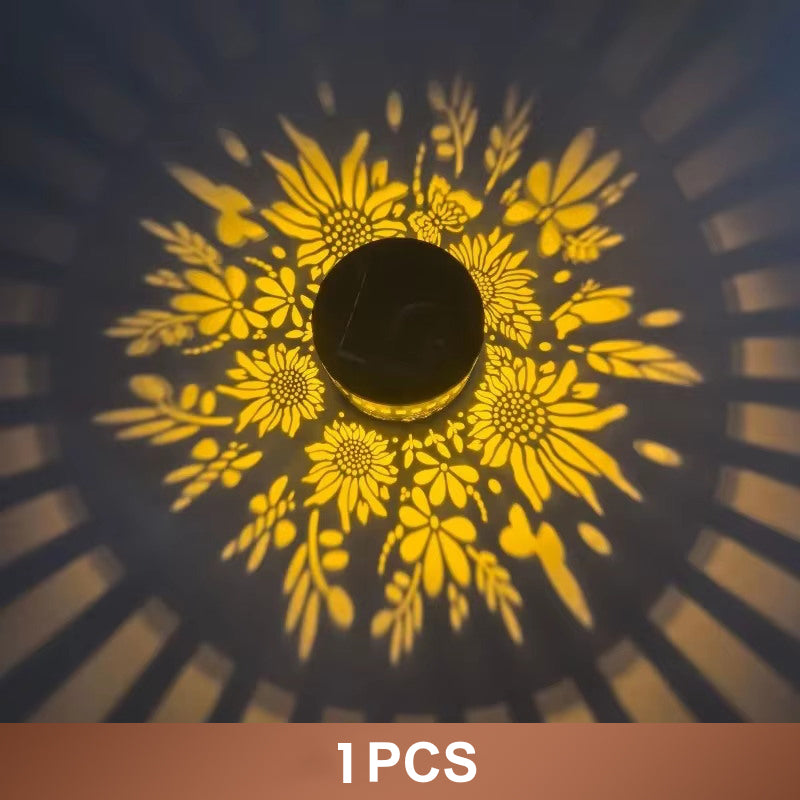 🌞✨✨ Solar-Mandala-Projektionswandleuchte
