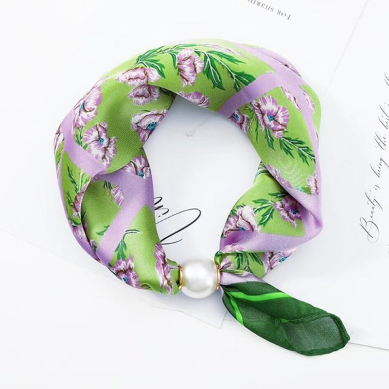 🤍 Pearl Scarf Necklace with Magnetic Clasp | Elegant Women’s Versatile Jewellery