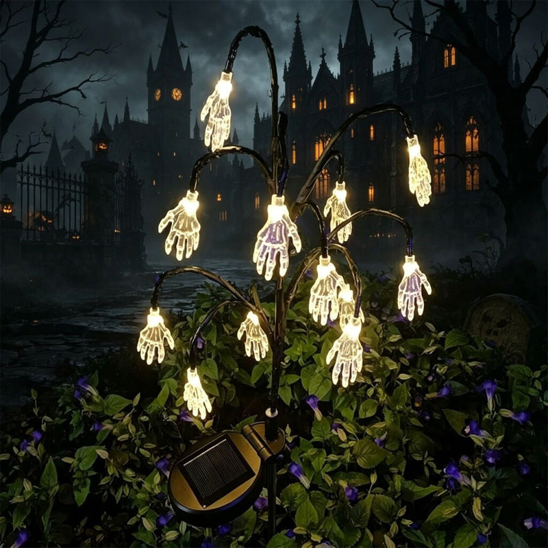 Solar Powered Halloween Twig Lights | Outdoor Pathway Decor