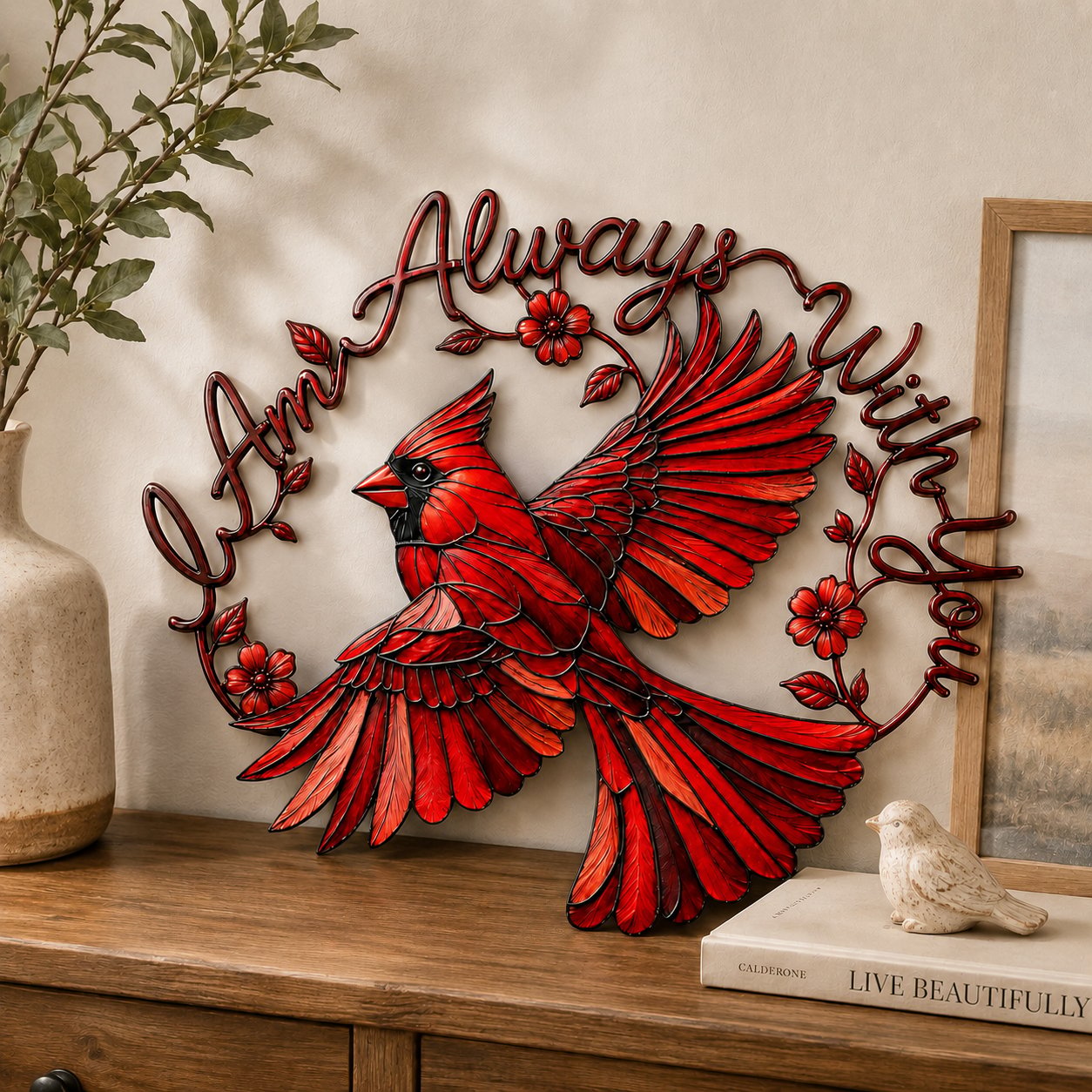 🐦Cardinal Wall Art - I Am Always With You❤️
