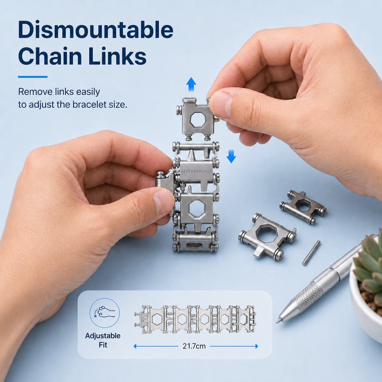 Utility Multitool Bracelet – Wearable Outdoor Tool for Camping & Hiking