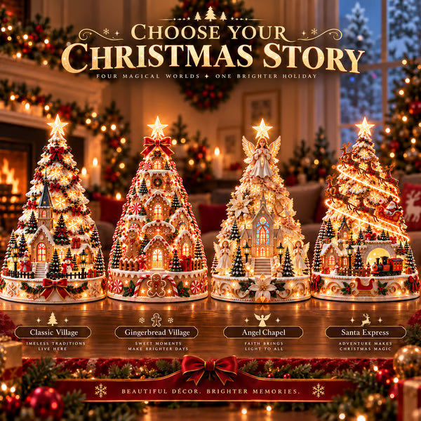 🎄MerryRealm™ Christmas Village Lightscape Tree