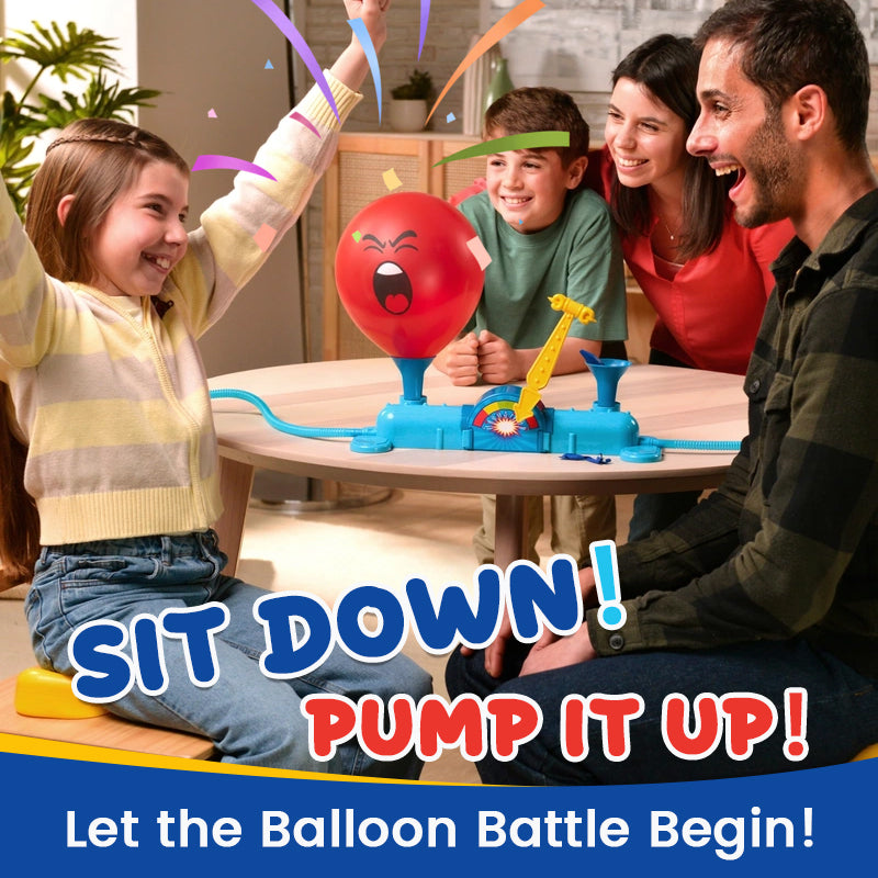 Sit Inflate Pop! | Hilarious Balloon Battle Party Game for Family & Group Gatherings