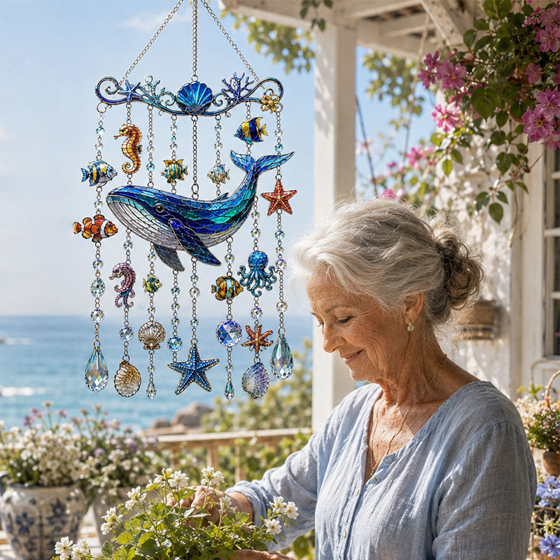 Sparkling Ocean Suncatchers – Cosy Coastal Garden Décor 🌊