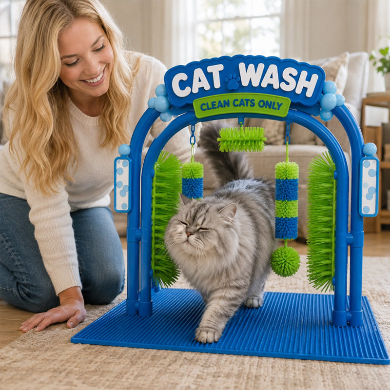 🐱 Self‑Grooming Cat Wash Station
