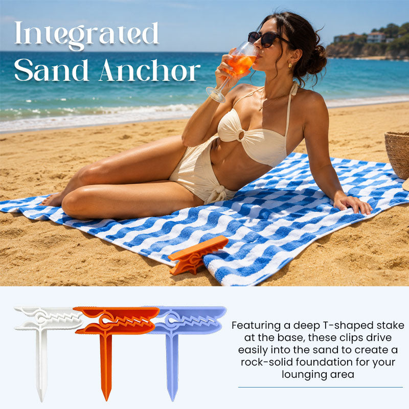 Strandhandtuchclips, windfeste Handtuchhalter