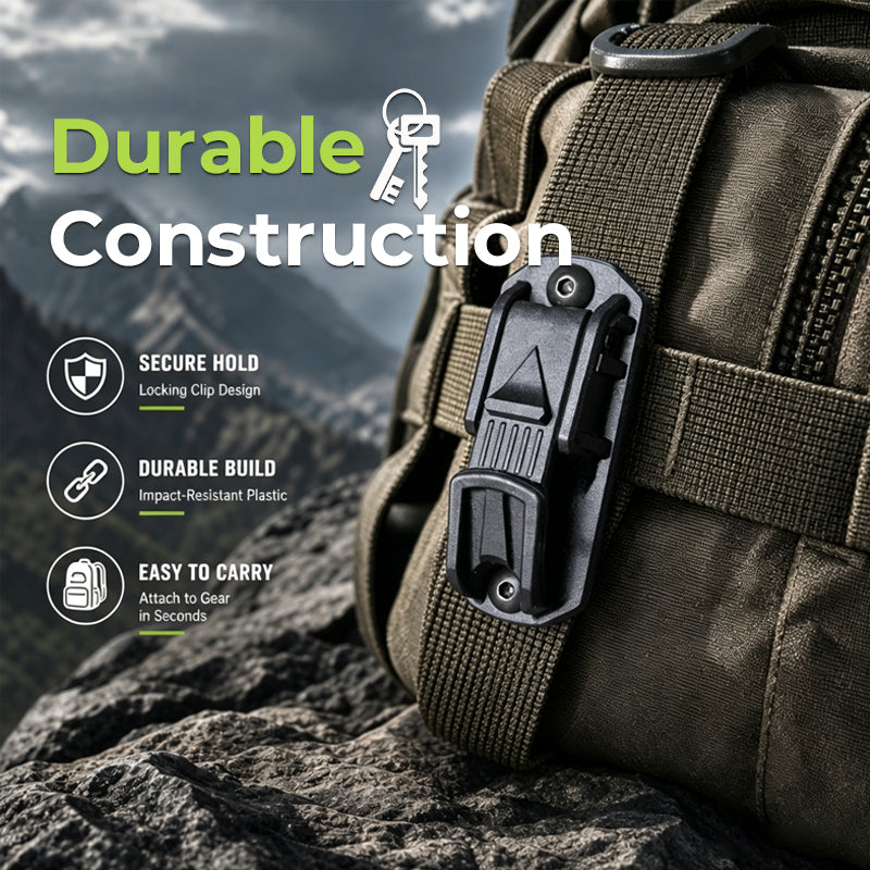 Durable Tactical Keyring | Heavy-Duty Outdoor EDC Keychain