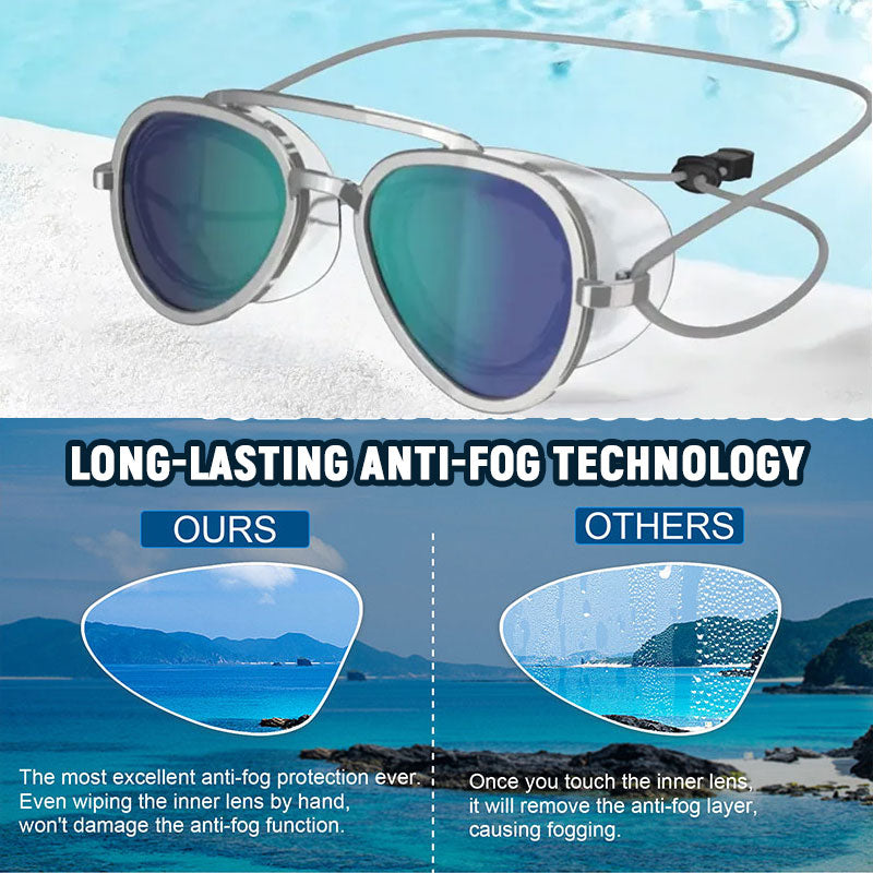 🌊 Schwimmbrille mit freiem Sichtfeld und Antibeschlagbeschichtung