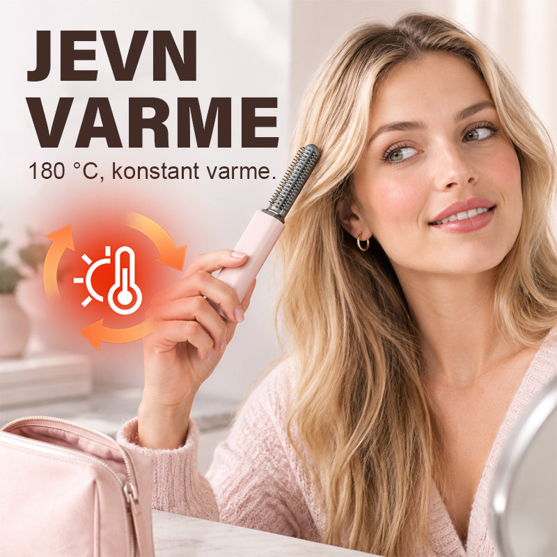 Mini portable electric curling iron for bangs