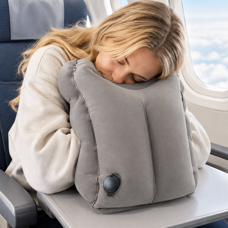 Ultra-Light Foldable Inflatable Travel Pillow | Portable Neck Support for Trips