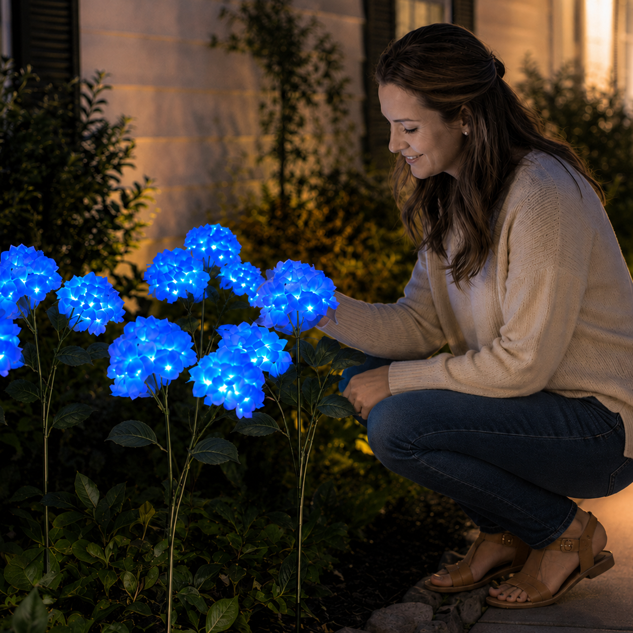 Fairy Hydrangea Lights - Enchanting Outdoor Decor