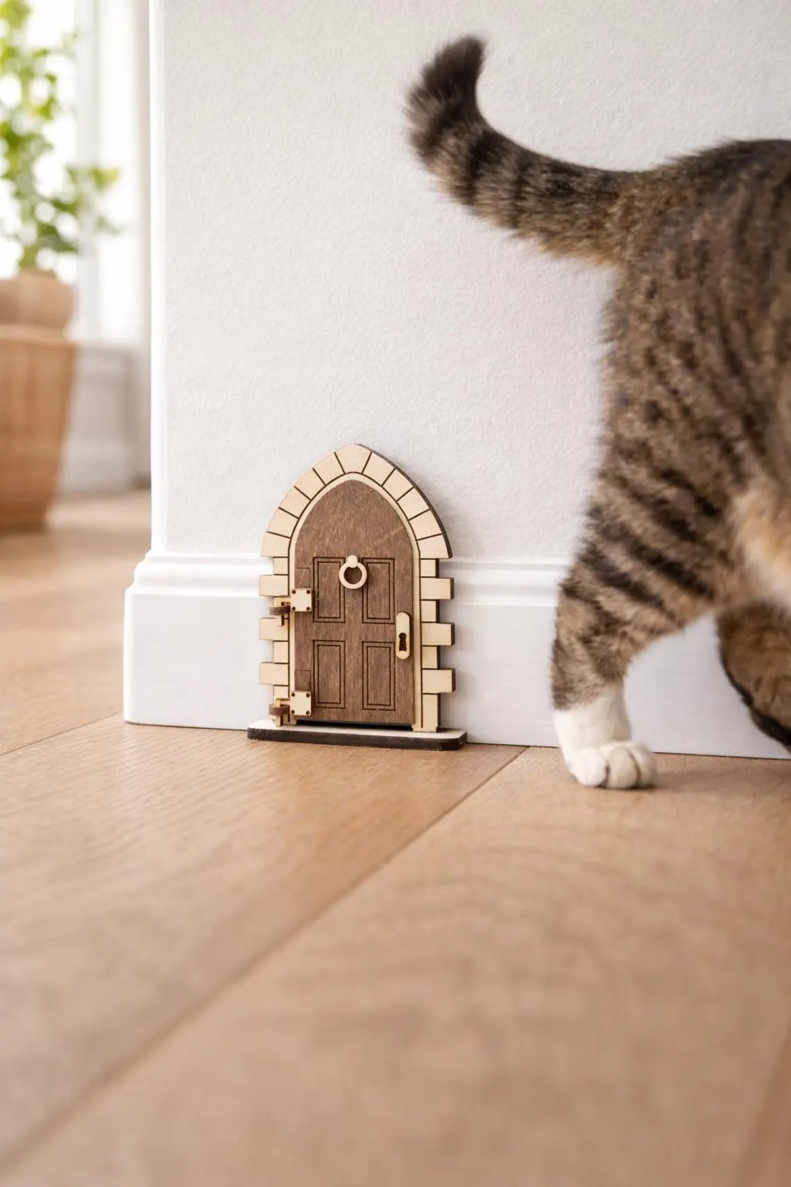 🚪✨ Opening Fairy Gnome Door | Mini Reading Gnome LED Home Decor