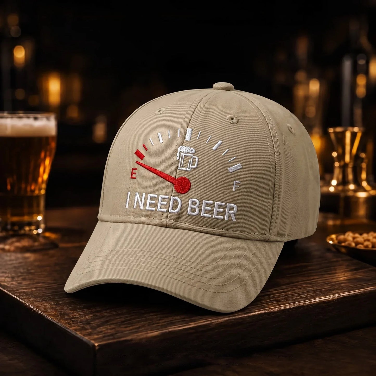 🔥 50% Off | Last Chance! Embroidered "I NEED BEER" Baseball Cap