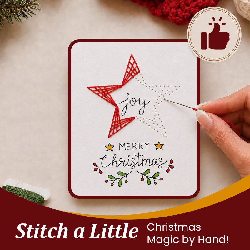 🎄🧵Christmas String Art Greeting Card DIY Kit