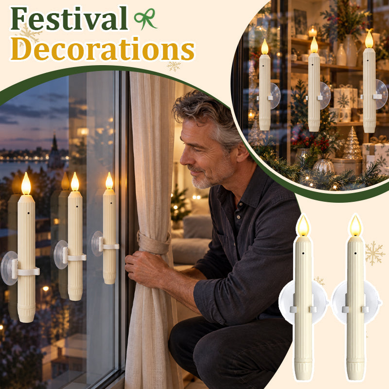 Window Candles Sensor Lights