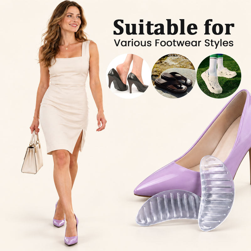 Clear Silicone Arch Support Pads | Foot Arch Cushion Inserts