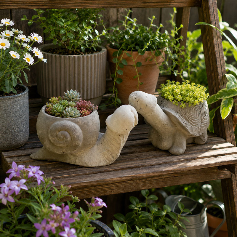 Decorative Novelty Plant Pots | Fun Shaped Planters For UK Garden & Patio