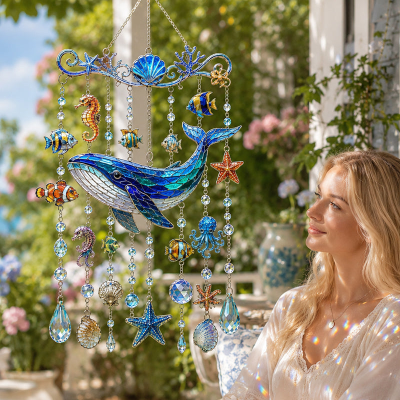 Sparkling Ocean Suncatchers – Cosy Coastal Garden Décor 🌊