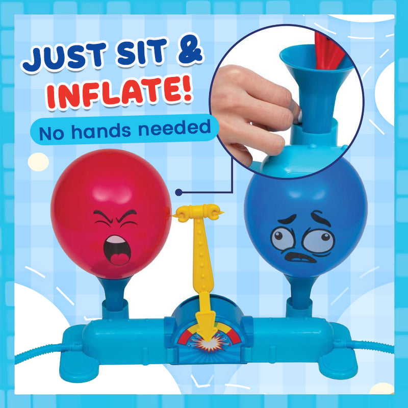 Sit Inflate Pop! | Hilarious Balloon Battle Party Game for Family & Group Gatherings
