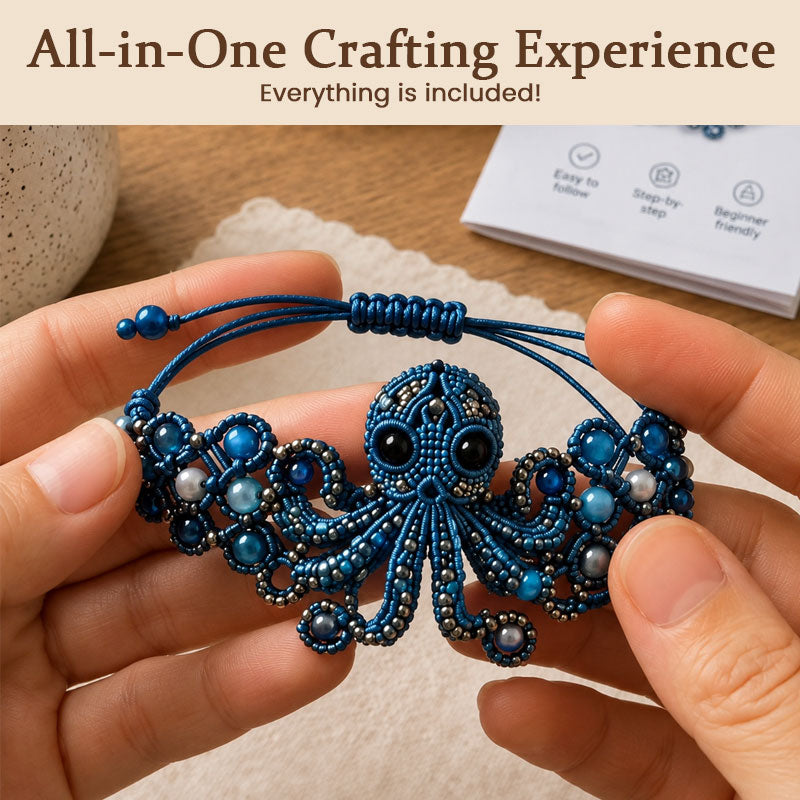 DIY Octopus Bracelet Craft Kit – Fun Kids Jewellery Making Set