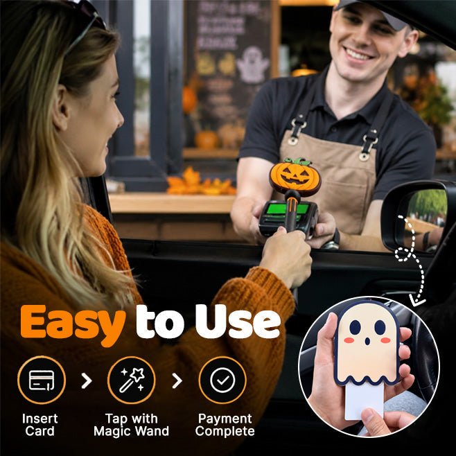 Tap‑to‑Pay Magic Wand | Fun Contactless Payment Card Holder