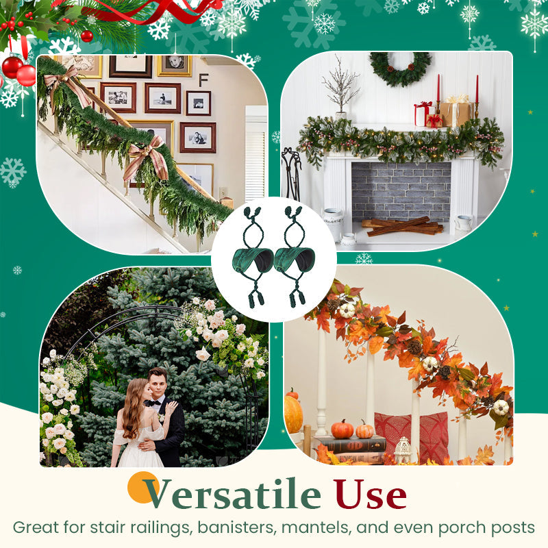 🎄 Christmas Wreath Ties – Secure Your Wreath Decorations