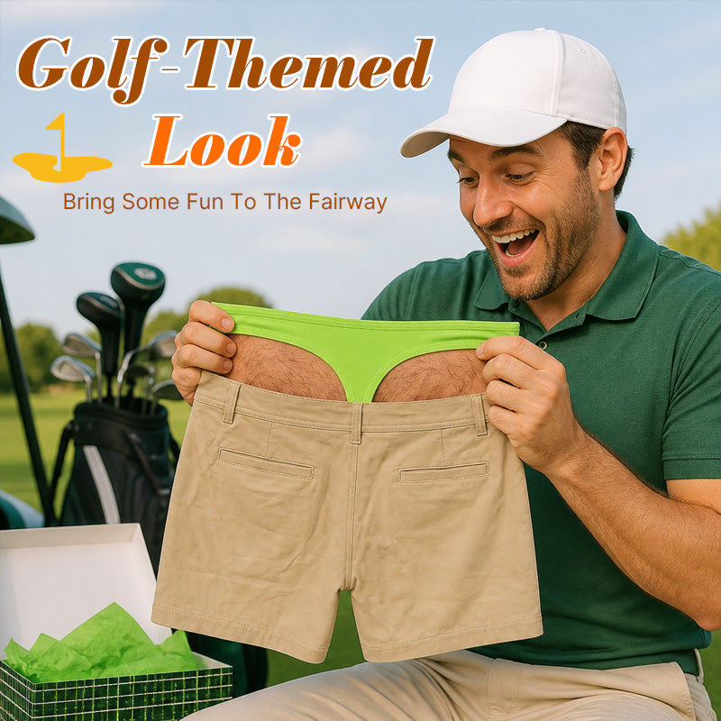 Men’s Funny Golf Boxer Briefs | Cheeky Novelty Gift for Golf Lovers