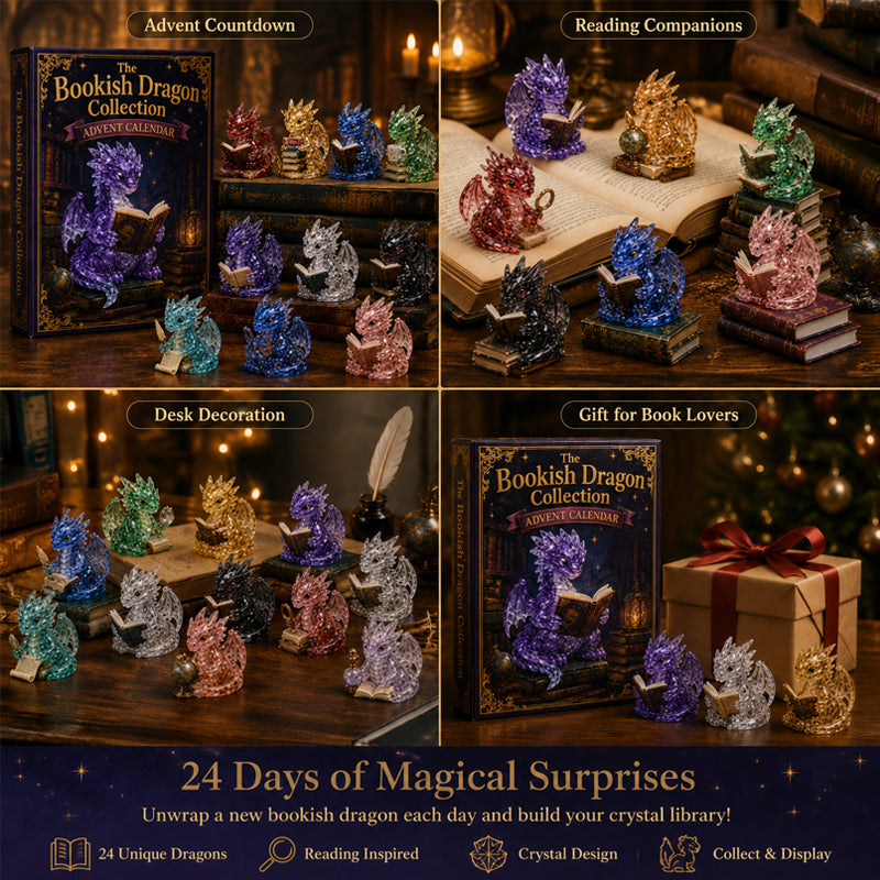 📚🐉 Crystal Dragon Advent Calendar | 24‑Day Collectible Festive Count‑Down Gift Set
