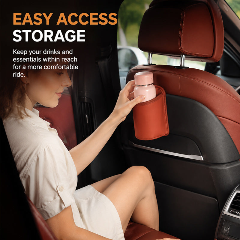 Universal Car Seat & Door Cup‑Holder Organiser | Multi‑Purpose Automotive Storage Caddy