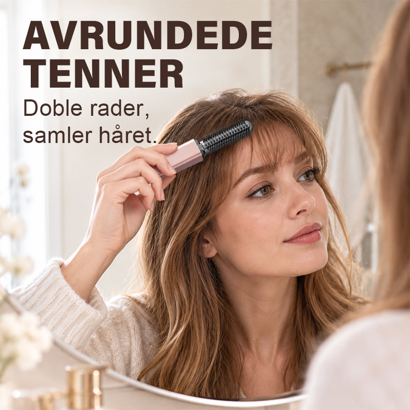 Mini portable electric curling iron for bangs