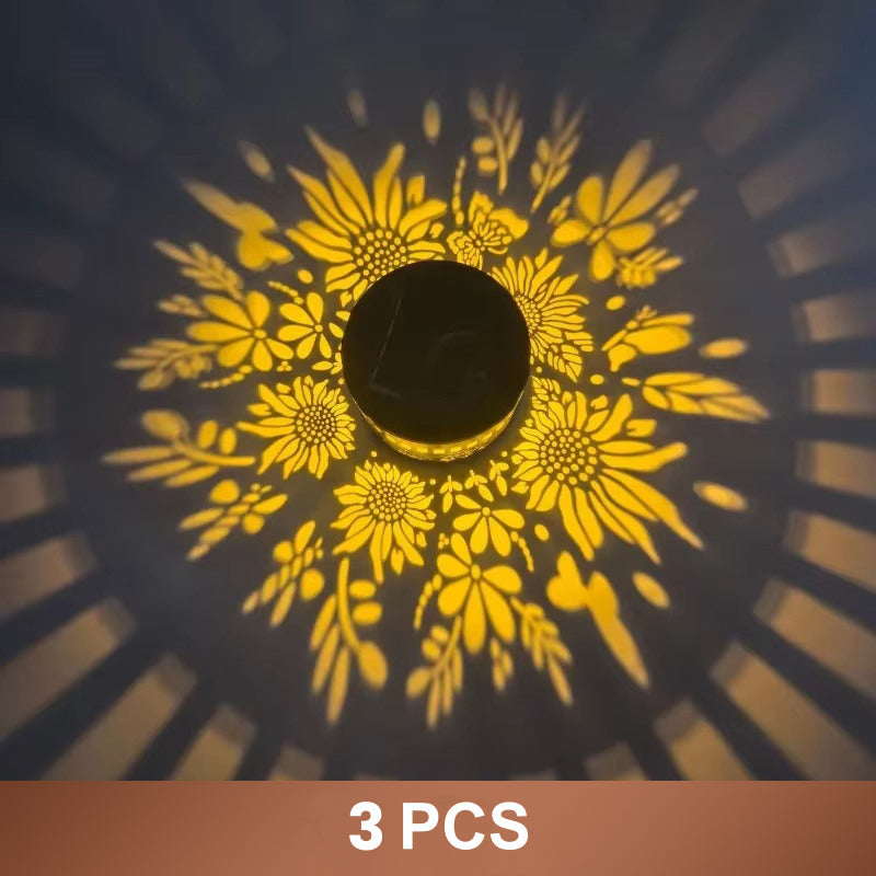 🌞✨✨ Solar-Mandala-Projektionswandleuchte