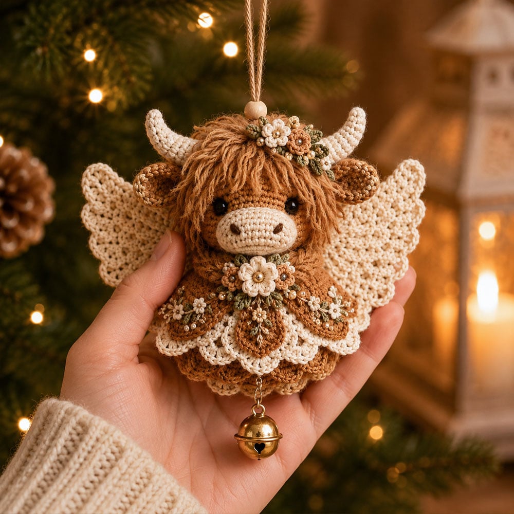 🔥Animal Angel Crochet Ornament DIY Kit | Beginner‑Friendly Festive Craft Set