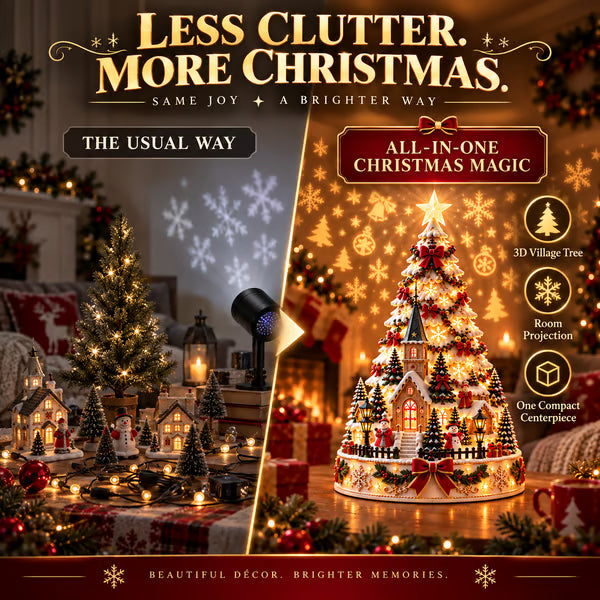 🎄MerryRealm™ Christmas Village Lightscape Tree