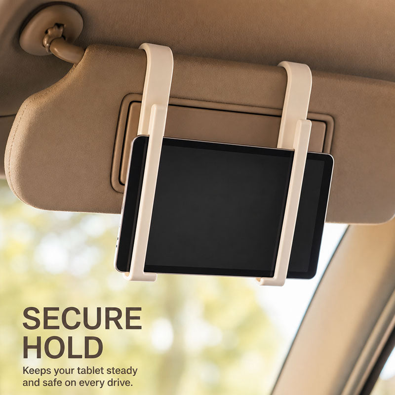 🚗Car Sun Visor Tablet & Phone Holder | Secure In-Car Clip For Passenger Entertainment