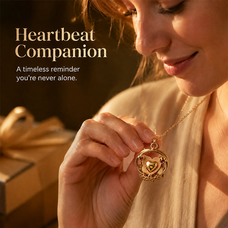 💛 Mechanical Heart Pendant | Timeless Casual Jewellery