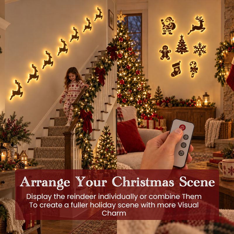 LED Christmas Wall Decorations - Holiday Christmas Lights