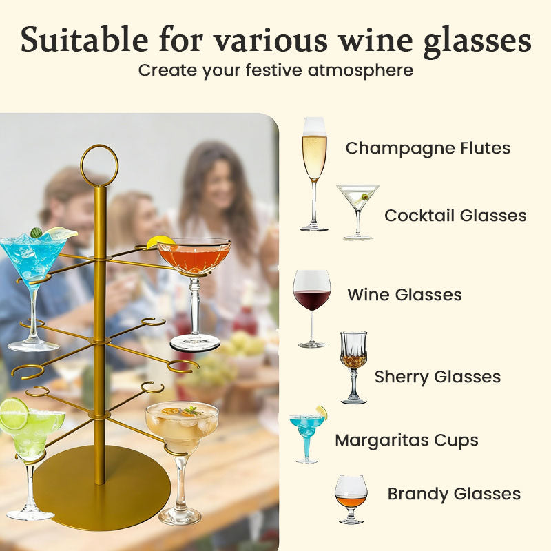 Festlicher, mehrstufiger Präsentationsständer