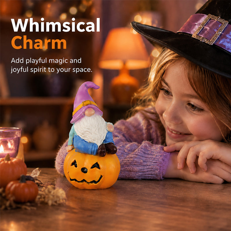 🎃🎄 Dual‑Season Gnome Figurine Set | Autumn & Christmas Indoor Tabletop Home Ornaments