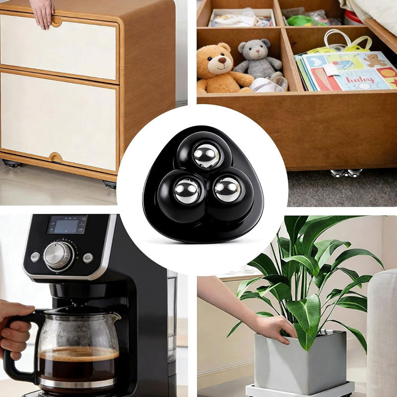 Minimalistische, selbstklebende Lenkrolle 🔄 – Geben Sie Ihrem Zuhause mehr Bewegungsfreiheit