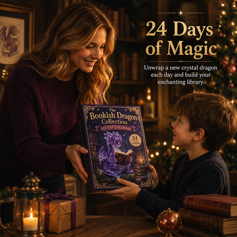 📚🐉 Crystal Dragon Advent Calendar | 24‑Day Collectible Festive Count‑Down Gift Set