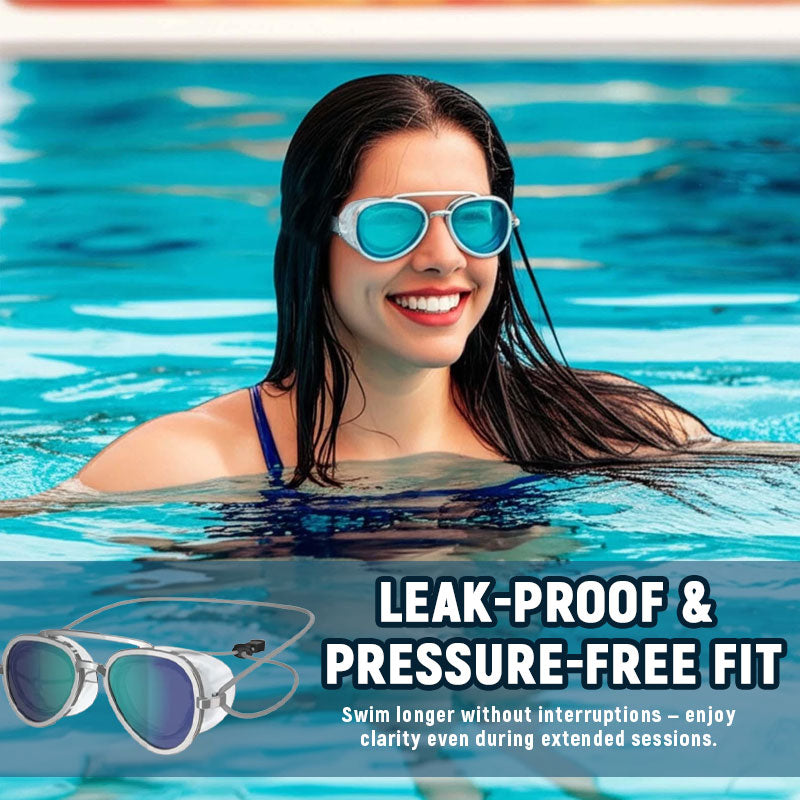 🌊 Schwimmbrille mit freiem Sichtfeld und Antibeschlagbeschichtung