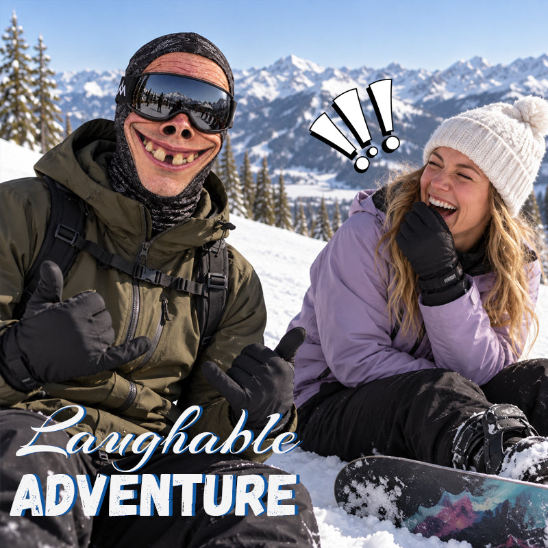 Funny Novelty Ski Mask | Hilarious Winter Snow Sports Face Cover