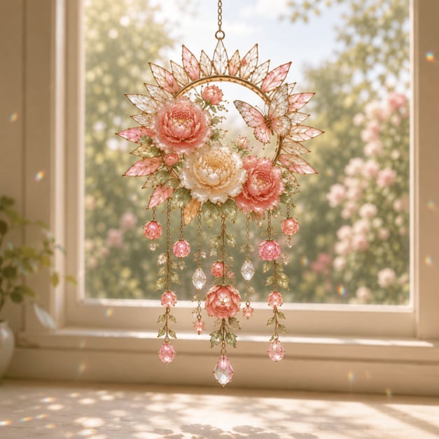 🌈 Crystal Garden Suncatcher – Turn Sunlight Into Beautiful Rainbows