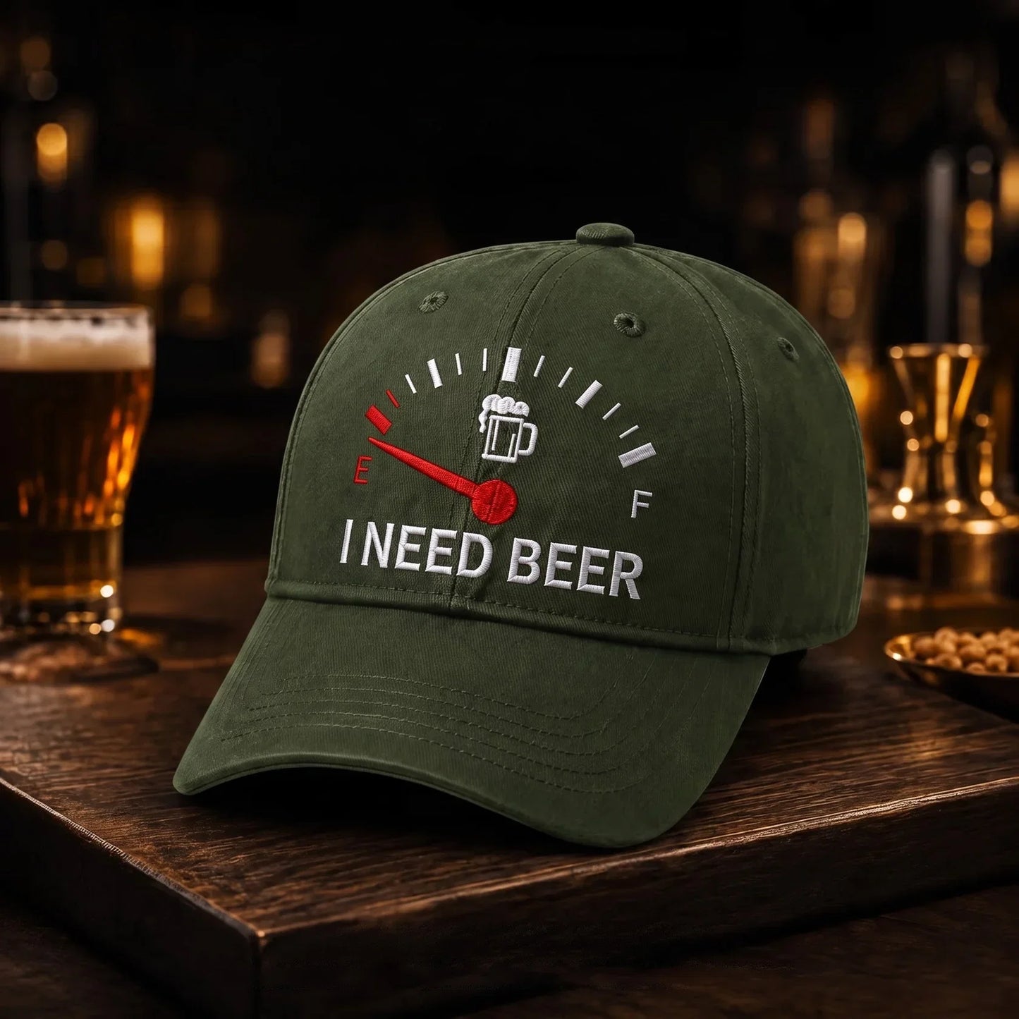 🔥 50% Off | Last Chance! Embroidered "I NEED BEER" Baseball Cap