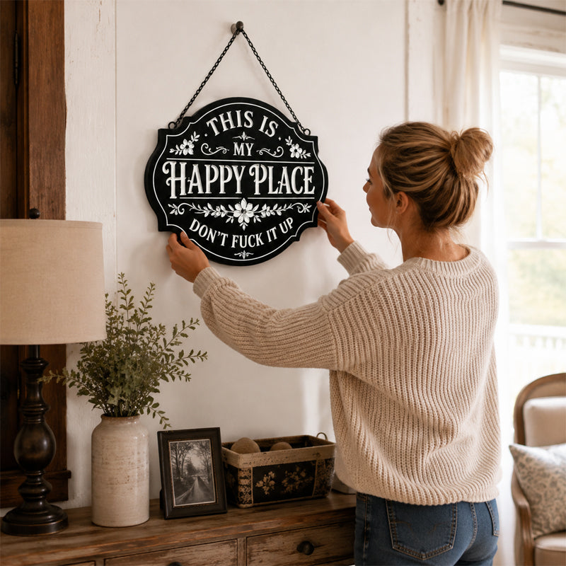 ✅ Novelty Sassy Hanging Wall Plaque | Quirky Home Decor Sign