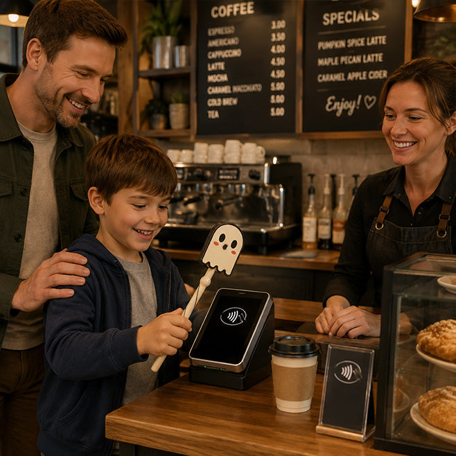 Tap‑to‑Pay Magic Wand | Fun Contactless Payment Card Holder