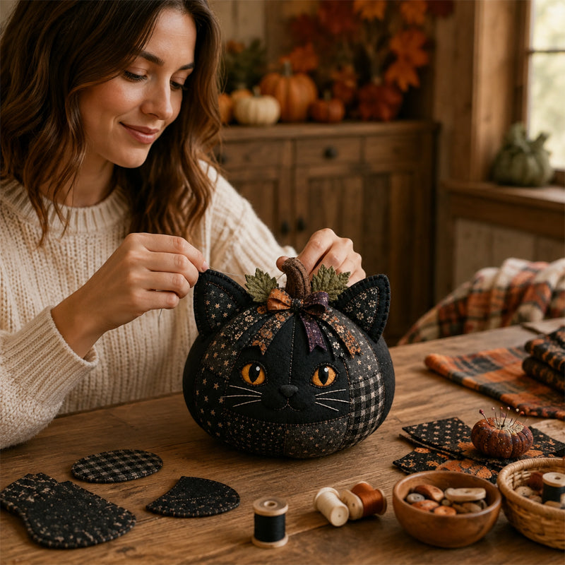 DIY Animal Pumpkin Sewing Kit | Beginner‑Friendly Autumnal Craft Set
