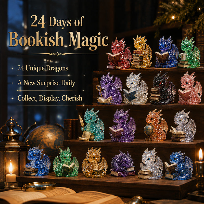 📚🐉 Crystal Dragon Advent Calendar | 24‑Day Collectible Festive Count‑Down Gift Set